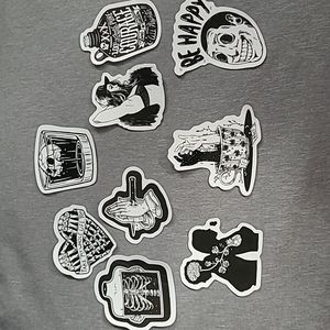 Goth grunge stickers